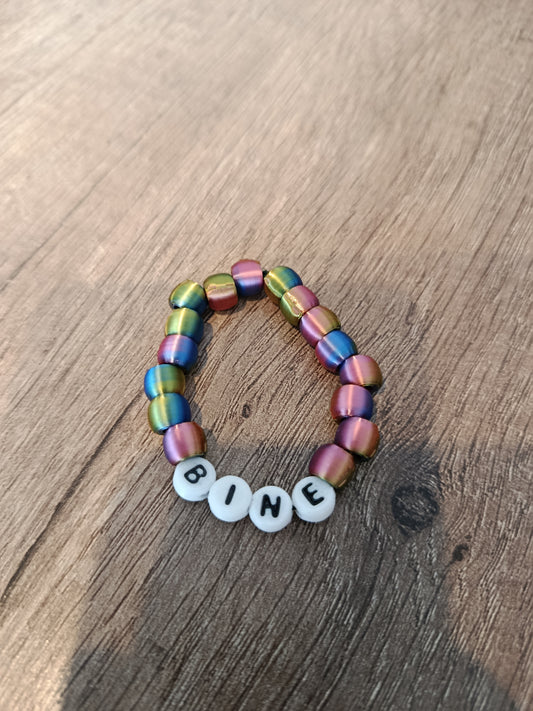 💖 Personalisiertes Armband mit Wunschname& Wunschfarbe