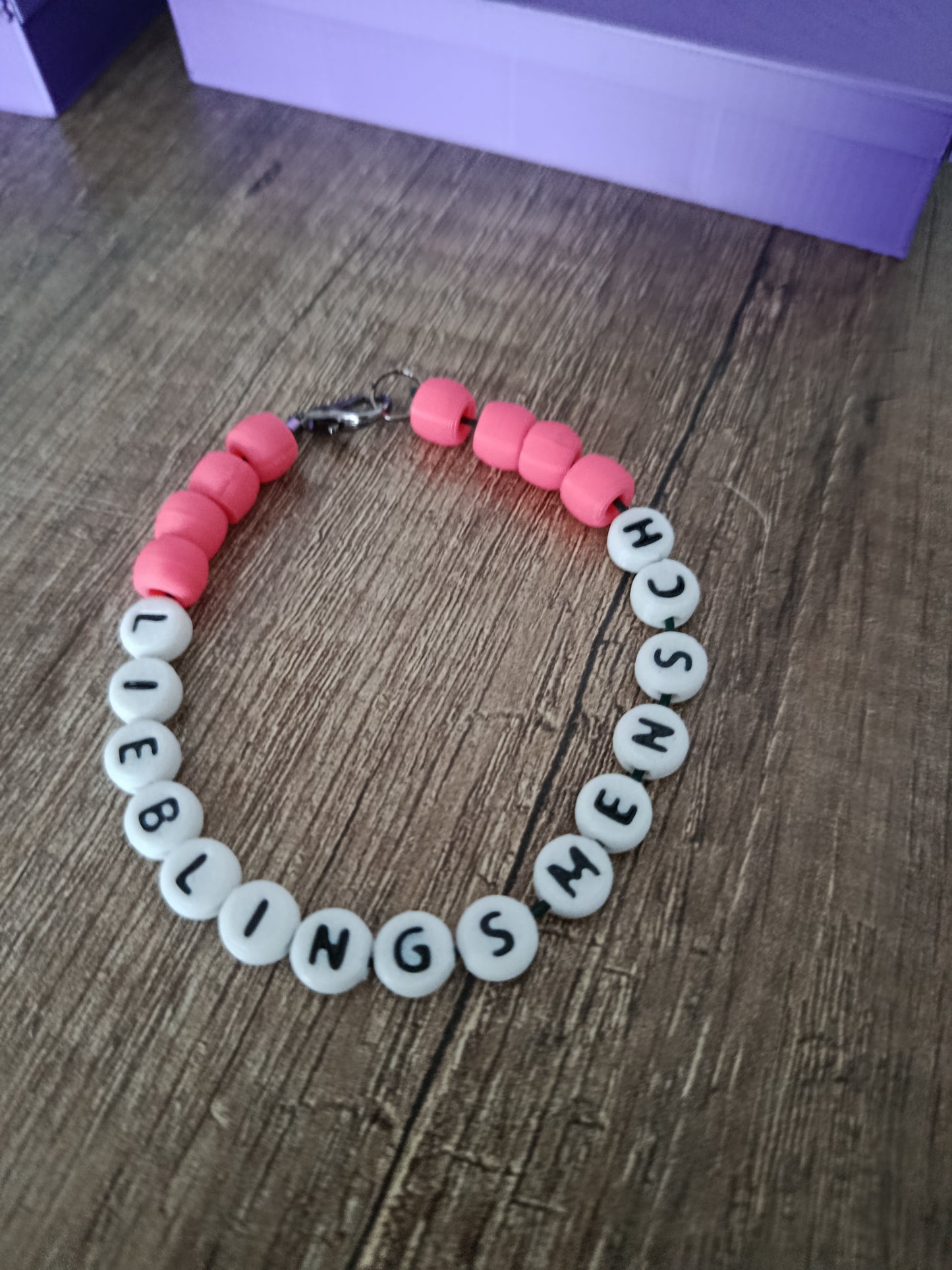 💖 Personalisiertes Armband mit Wunschname& Wunschfarbe