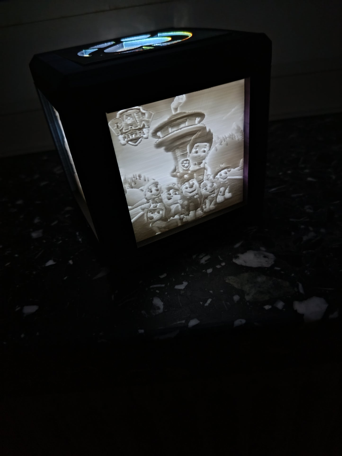 Lithophane LED-Würfel – Individuelle 3D-Fotolampe | Personalisierbares Nachtlicht | In verschiedenen Farben
