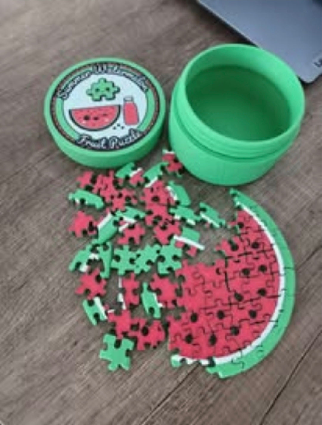 Watermelon Puzzle mit 60 Teilen inkl. Aufbewahrungsdose